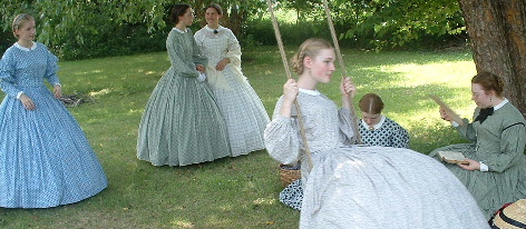 civil war gowns